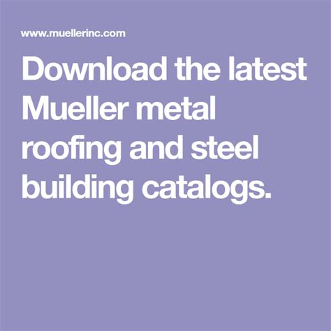 mueller metal catalog